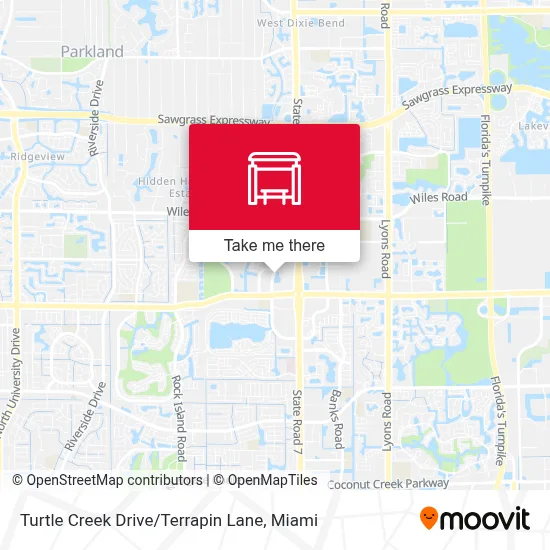Turtle Creek Drive / Terrapin Lane map