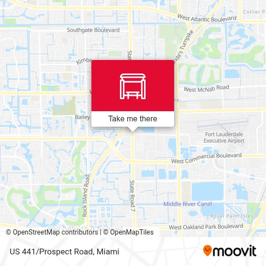 US 441/Prospect Road map