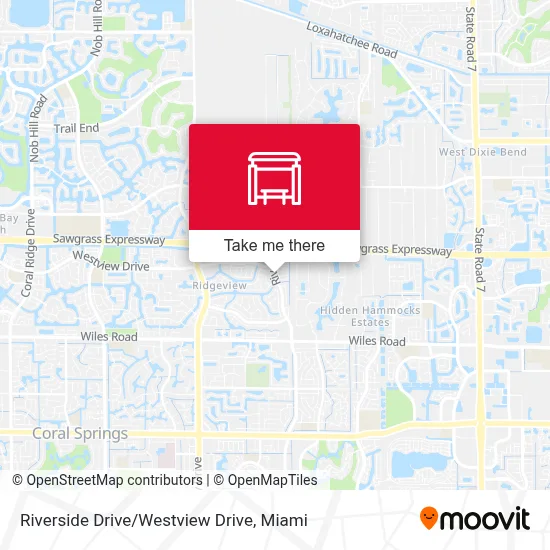 Mapa de Riverside Drive/Westview Drive