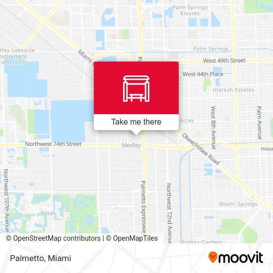 Palmetto map