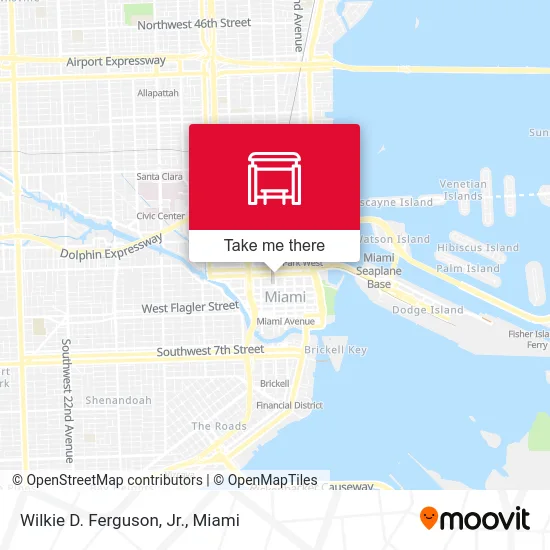 Wilkie D. Ferguson, Jr. map