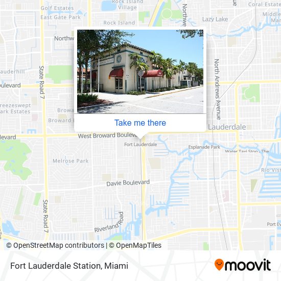 Fort Lauderdale Station map