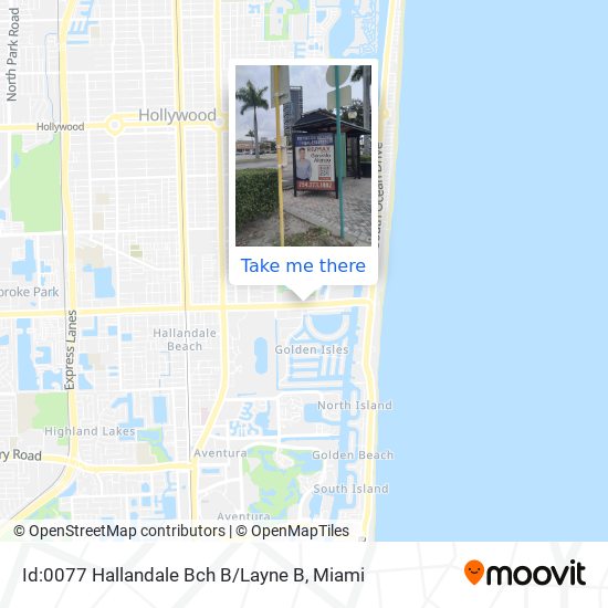 Id:0077 Hallandale Bch B / Layne B map