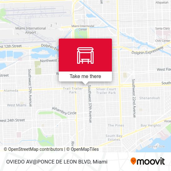 Oviedo Av@Ponce De Leon Blvd map