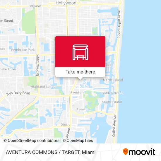 AVENTURA COMMONS / TARGET map