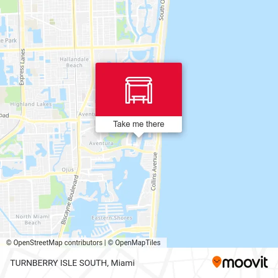TURNBERRY ISLE SOUTH map