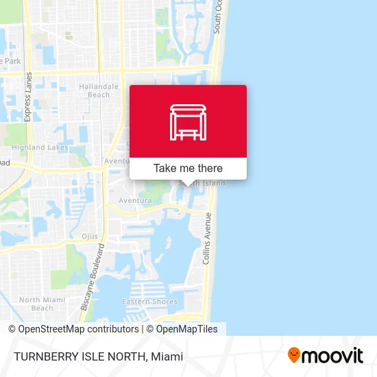 TURNBERRY ISLE NORTH map