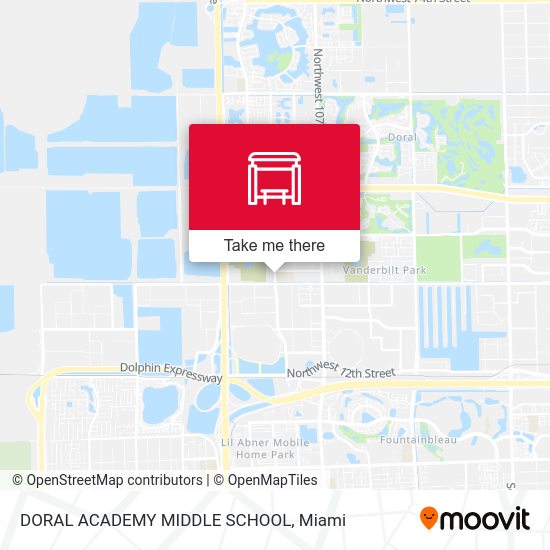 Mapa de DORAL ACADEMY MIDDLE SCHOOL