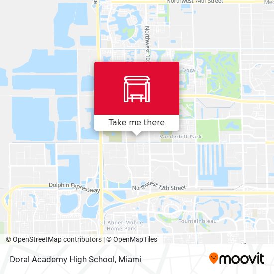 Doral Academy High School map