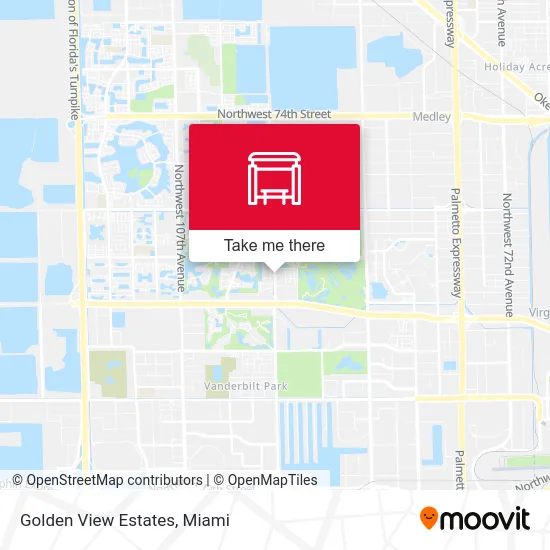 Golden View Estates map