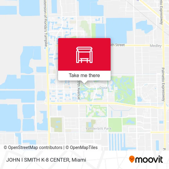 JOHN I SMITH K-8 CENTER map