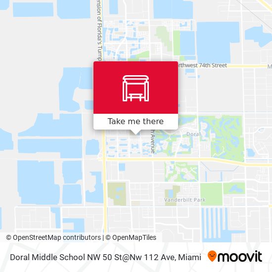 Doral Middle School NW 50 St@Nw 112 Ave map