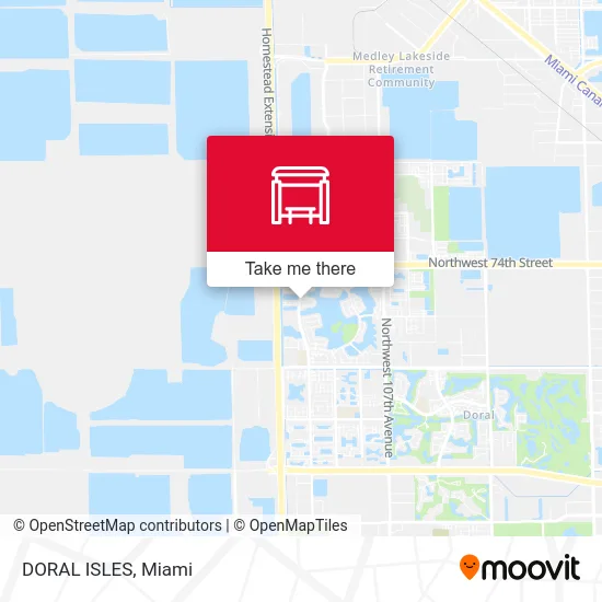 DORAL ISLES map