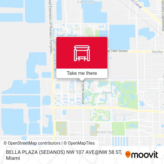 BELLA PLAZA (SEDANOS) NW 107 AVE@NW 58 ST map