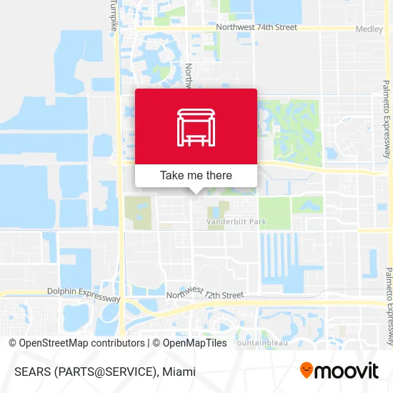 Mapa de SEARS (PARTS@SERVICE)