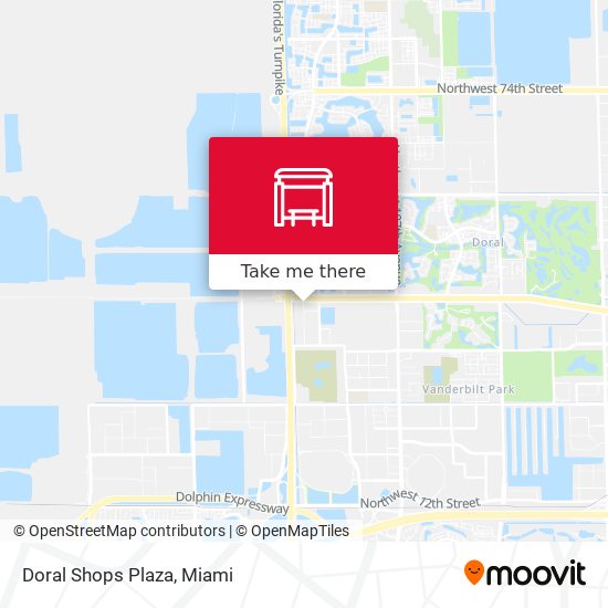 Doral Shops Plaza map