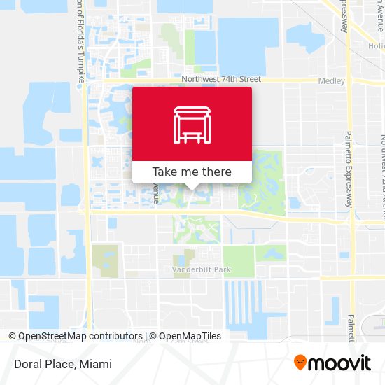 Doral Place map