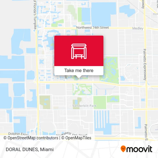 Mapa de DORAL DUNES