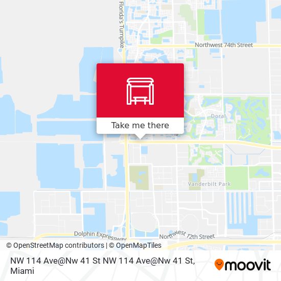 NW 114 Ave@Nw 41 St NW 114 Ave@Nw 41 St map