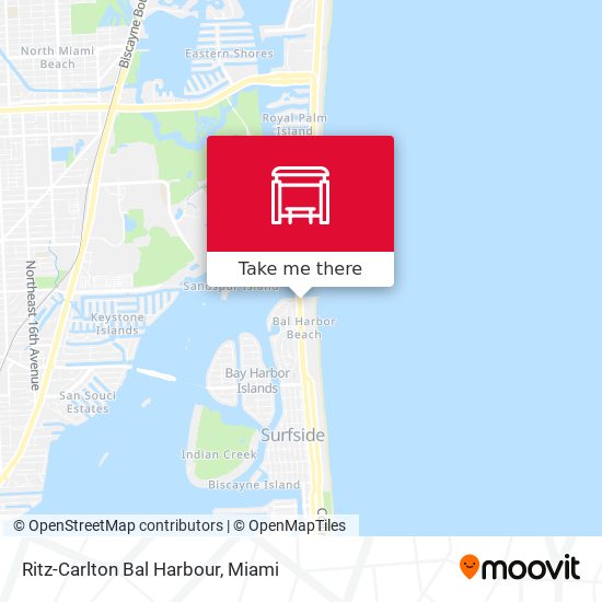 Ritz-Carlton Bal Harbour map