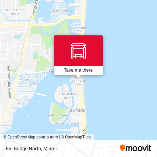 Bal Bridge North map