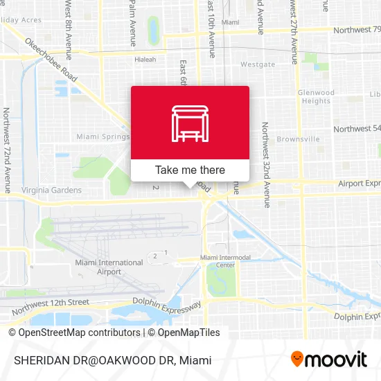 SHERIDAN DR@OAKWOOD DR map