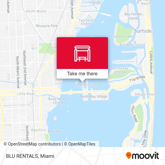 BLU RENTALS map