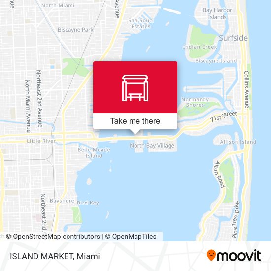 ISLAND MARKET map