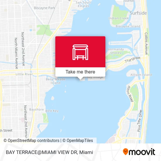 BAY TERRACE@MIAMI VIEW DR map