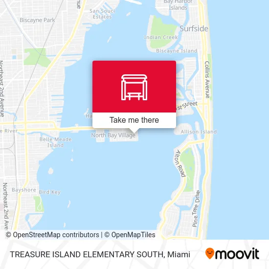 TREASURE ISLAND ELEMENTARY SOUTH map