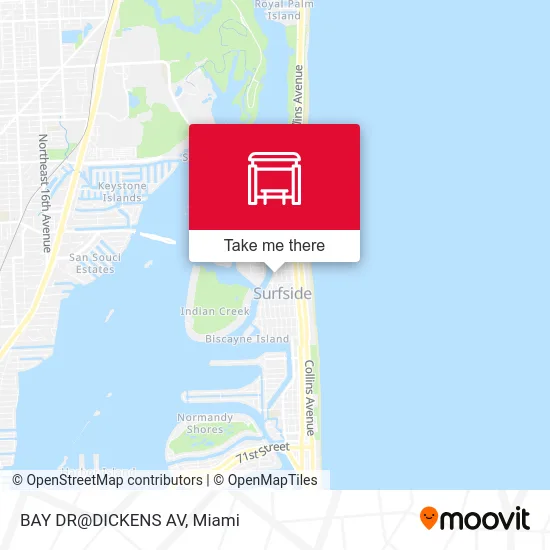Mapa de BAY DR@DICKENS AV