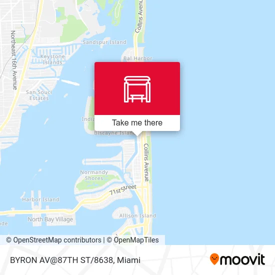 BYRON AV@87TH ST/8638 map