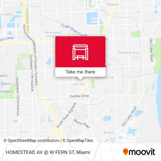 HOMESTEAD AV @ W FERN ST map