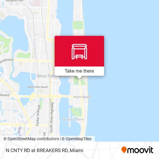 Mapa de N CNTY RD at BREAKERS RD