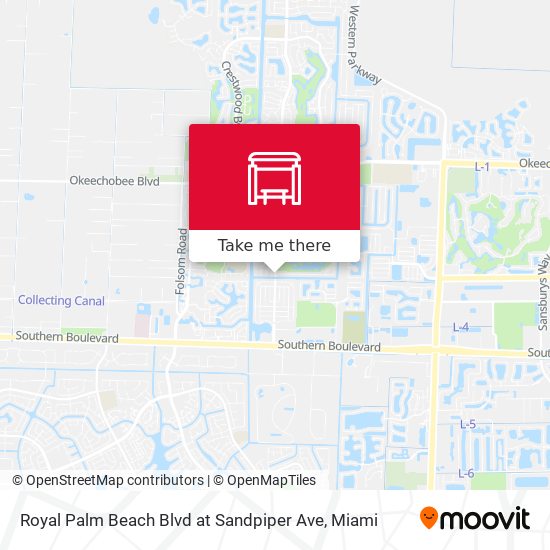 Mapa de Royal Palm Beach Blvd at Sandpiper Ave