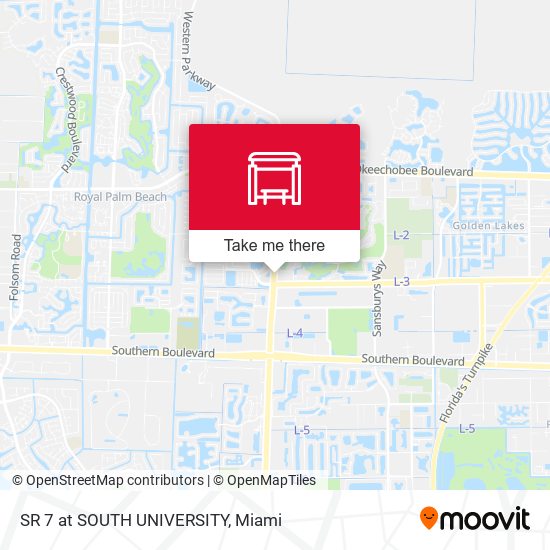 Mapa de Sr 7 at South University