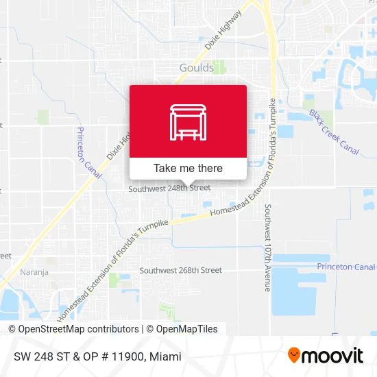 SW 248 ST & OP # 11900 map