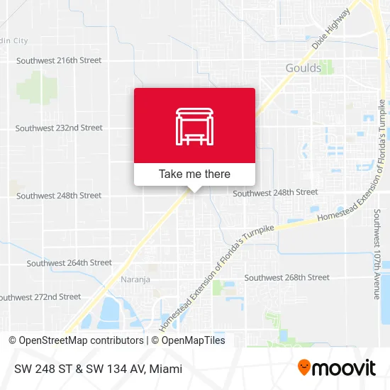 Mapa de SW 248 ST & SW 134 AV