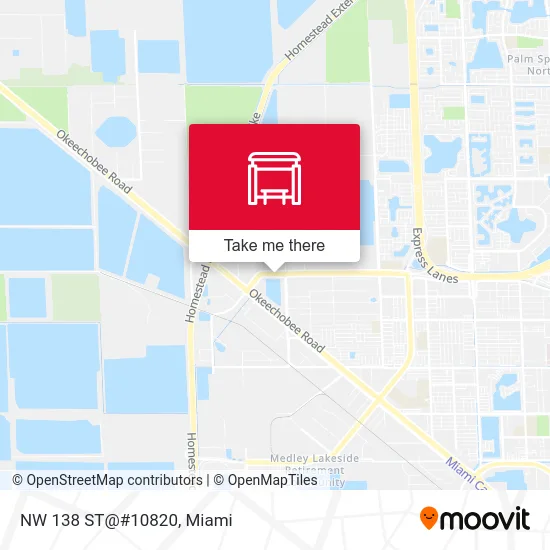 NW 138 ST@#10820 map