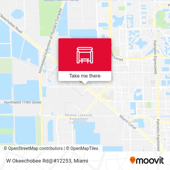 Mapa de W Okeechobee Rd@#12253