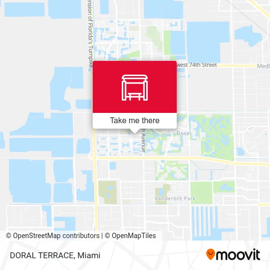 DORAL TERRACE map