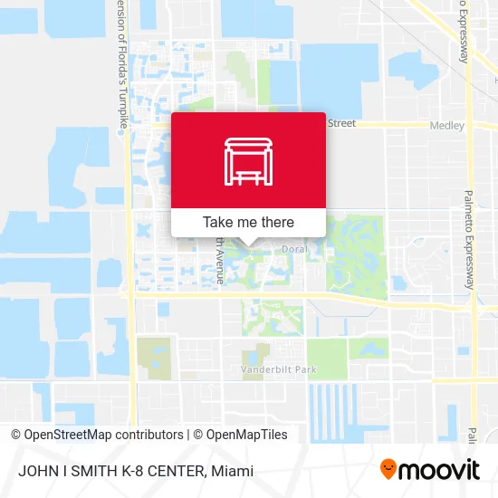 JOHN I SMITH K-8 CENTER map