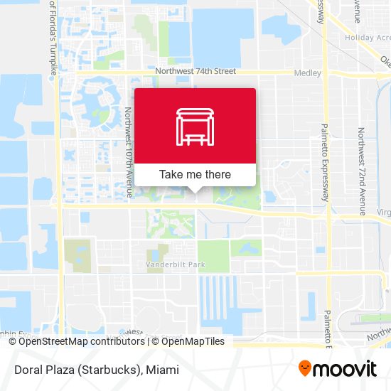 Doral Plaza (Starbucks) map