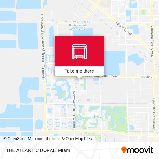 THE ATLANTIC DORAL map
