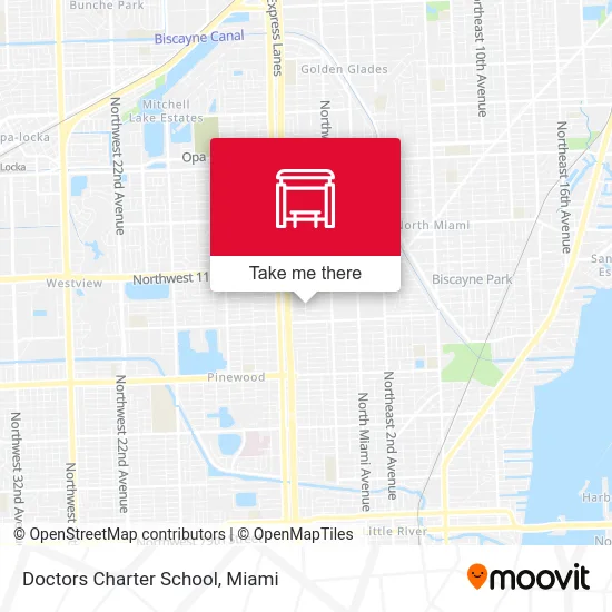 Doctors Charter School map