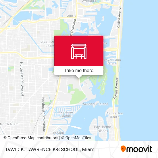 DAVID K. LAWRENCE K-8 SCHOOL map