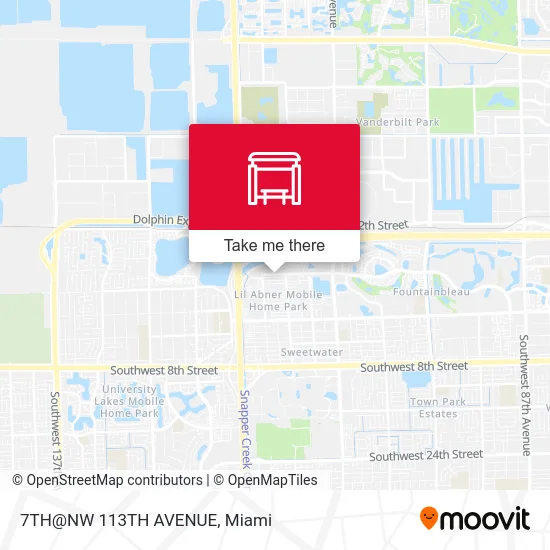 7TH@NW 113TH AVENUE map