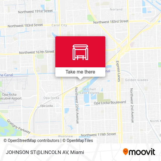 JOHNSON ST@LINCOLN AV map