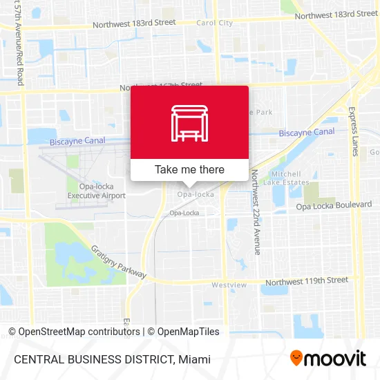 Mapa de CENTRAL BUSINESS DISTRICT