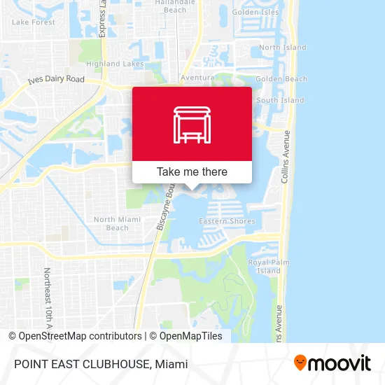 Mapa de POINT EAST CLUBHOUSE